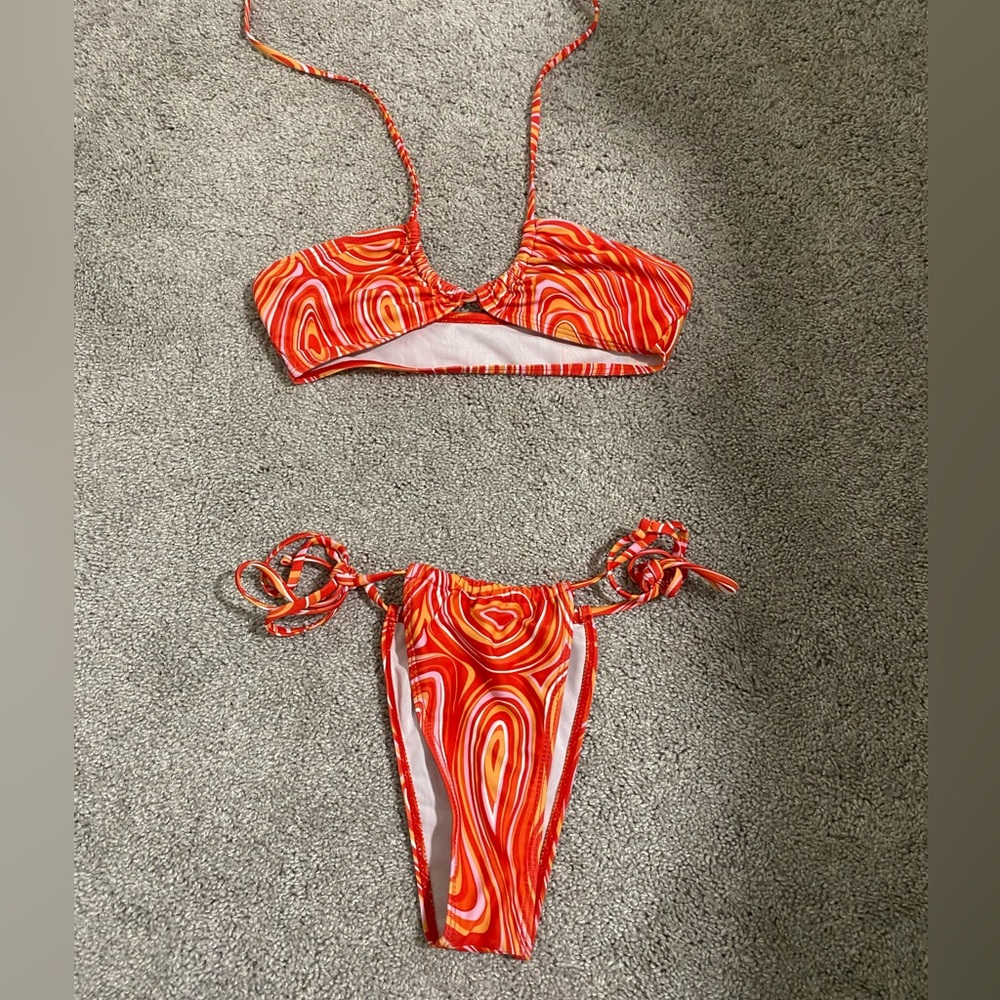 Vibrant Swirl Bikini Set